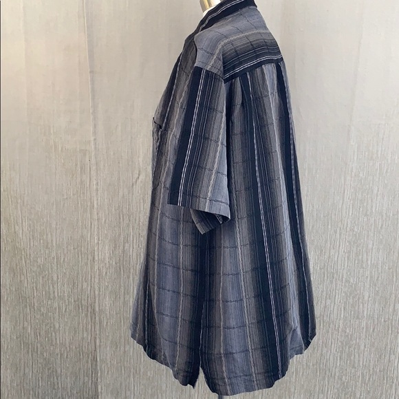ALFANI BLACK AND GRAY MEN’S SHIRT SIZE XL - Picture 3 of 7